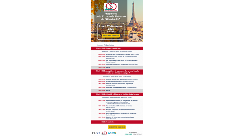 1ère Journée Nationale de l'Obésité (GCC CSO
